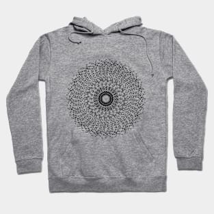 mandala dotted alphabets art shirt Hoodie